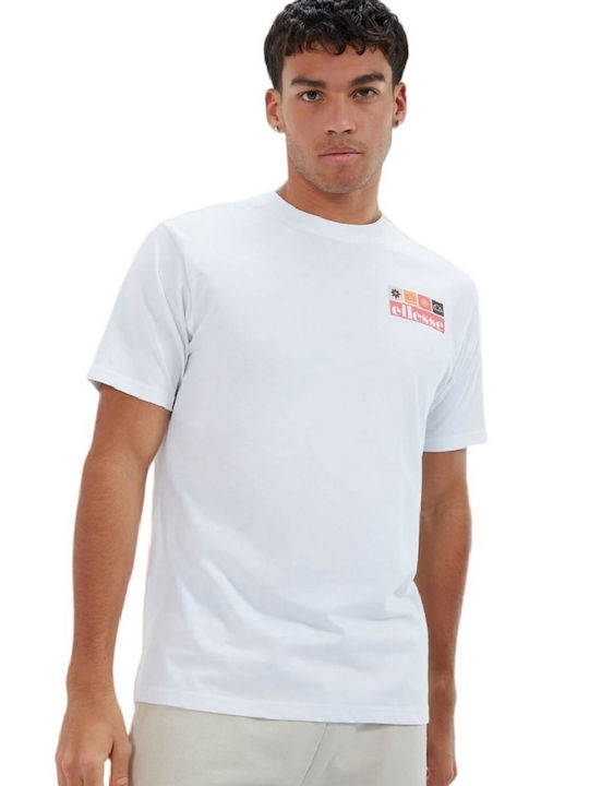 Ellesse Ανδρικό T-shirt Λευκό με Στάμπα