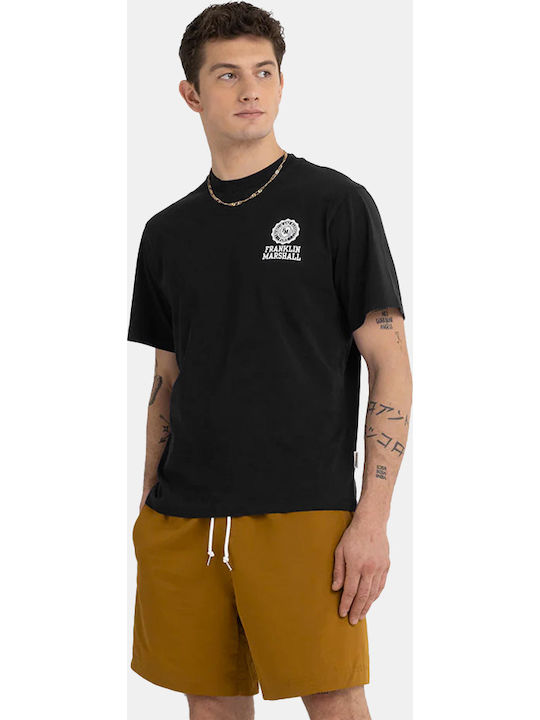 Franklin & Marshall T-shirt Μαυρο
