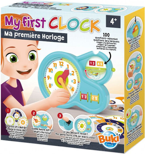 Buki My First Watch STEM Lernspiel zur Zeiterkennung aus Holz für 4+ Jahre Jahre