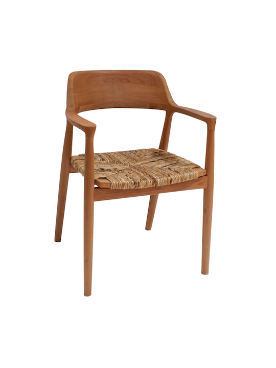 Dining Room Wooden Chair Brown 58x56x75cm