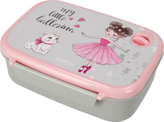My Little Ballerina Plastik Kinder Lebensmittelbehälter Gray