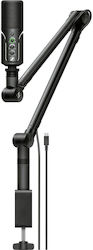 Sennheiser Condenser USB Type-C Microphone Profile Streaming Set Shock Mounted/Clip On for Voice