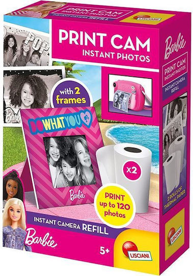 Lisciani Giochi Παιδική Χειροτεχνία Barbie Print Cam Hi-Tech-Rolls για Παιδιά 5+ Ετών 2τμχ