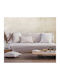 Nef-Nef Homeware Carpio Ριχτάρι Διθέσιου Καναπέ Ζακάρ 180x250εκ. Cold Grey