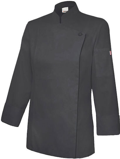 Velilla Haina Bucătar 100% Bumbac Femeie Negru cu Mânecă lungă 405203TC