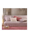 Nef-Nef Homeware Colton Ριχτάρι Τριθέσιου Καναπέ Ζακάρ 170x300εκ. Pink
