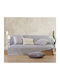 Nef-Nef Homeware Gloom Ριχτάρι Πολυθρόνας Ζακάρ 170x180εκ. Grey 033565