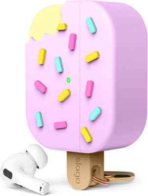 Elago Ice Cream Silicone Case with Keychain Pink for Apple AirPods Pro 2