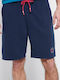 FBM007-05003 Men's Athletic Shorts Navy Blue