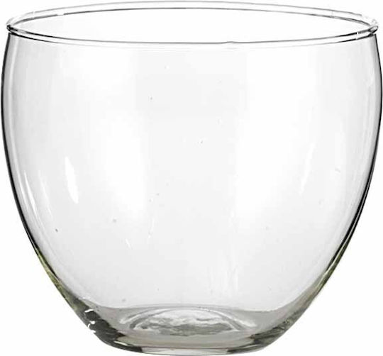 AGC Decorative Vase Transparent 17x17x14cm