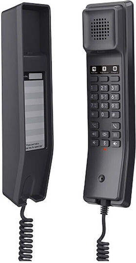 Grandstream GHP611 Verkabelt IP-Telefon mit 2 Linien in Schwarz