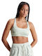 Calvin Klein Women's Sports Bra without Padding Green