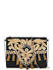 FBL007-15110 Straw Women's Clutch Black