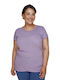 Bodymove Women's Athletic T-shirt Lilacc