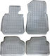 Set of Front and Rear Mats 4pcs Tray Type for BMW E90 2005-2011 Gray