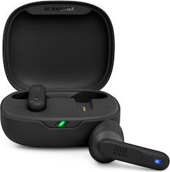 JBL Wave Flex Слушалка за ухо Bluetooth Handsfree Безжични слушалки със Здравина за Спорт и Калъф за Зареждане Черна