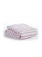 Nef-Nef Homeware Kids Blanket Happy Stripe 160x240cm 032614 Pink