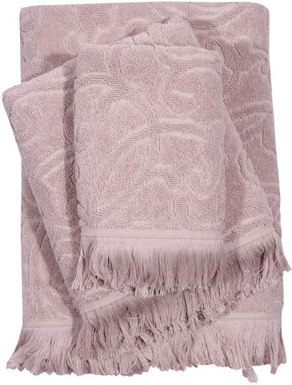 Das Home Σετ Πετσέτες Μπάνιου 3τμχ Daily 0668 Nude Βάρους 600gr/m²