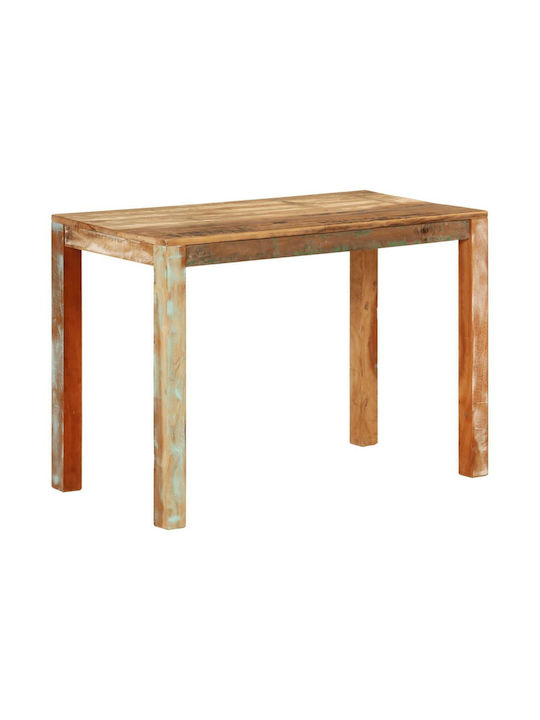 Table Dining Room from Solid Wood Natural 110x55x76cm