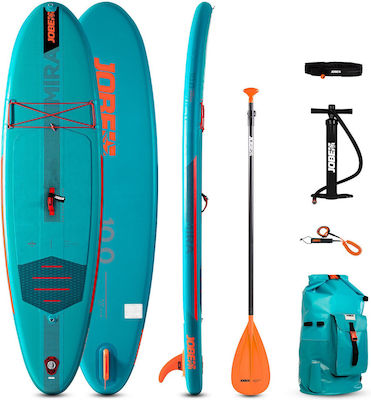 Jobe Mira Teal 10.0 Inflatable SUP Board with Length 3.05m