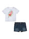 Kids' Set with Shorts Summer 2pcs White