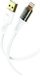 XO NB229 Geflochten USB-A zu Lightning Kabel Weiß 1m (16.005.0216)