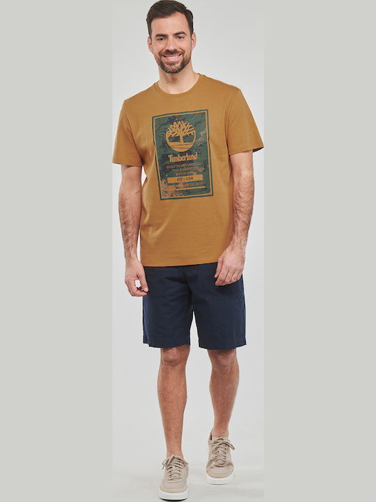 Timberland Ανδρική Βερμούδα Chino Navy Μπλε
