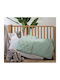 Nef-Nef Homeware Cotton Baby Quilt 110x150cm Green