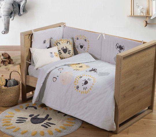 Nef-Nef Homeware Animal Way Бебешка кувертюра Памук Екрю 110x140см 033051