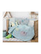 Nef-Nef Homeware Ocean Friends Βρεφικό Κουβερλί Βαμβακερό Γαλάζιο 110x140cm