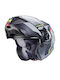 Caberg Duke Evo Move Gun Metal / Black / Yellow Fluo Motorcycle Helmet Flip-Up ECE 22.06 1600gr with Pinlock