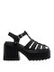 Windsor Smith Platform Leather Women's Sandals Black