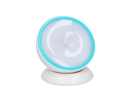 Grundig LED Φωτιστικό Νυκτός Προβολάκι με Τροφοδοσία Μπαταρίας και Αισθητήρα Κίνησης Μπλε 08863