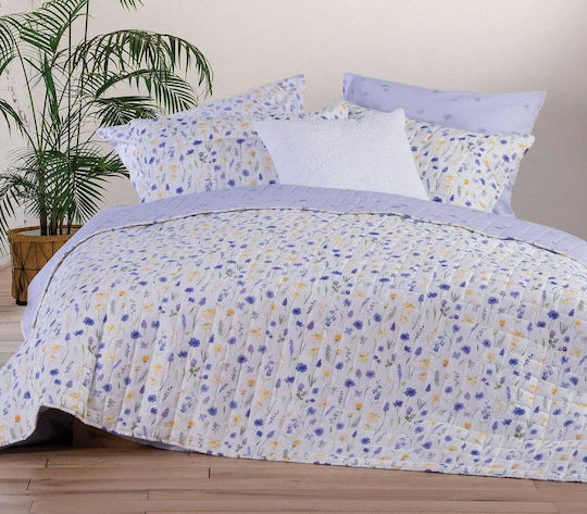 Nef-Nef Homeware Merida Покривало Полутораспално Микрофибър Lavender 180x220см