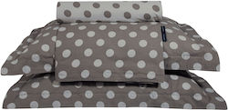 Greenwich Polo Club Σετ Σεντόνια Υπέρδιπλα 240x260εκ. 2142 Γκρι
