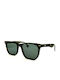 Gast Tazi Men's Sunglasses with TZ02 Plastic Frame and Green Lens