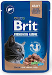 Brit Wet Food for Sterilised Adult Cats In Pouch with Liver 1pc 100gr