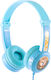 BuddyPhones Travel Kabelgebunden Kinder Am Ohr Kopfhörer Blau