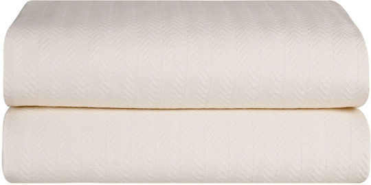 Kentia Poetry Pique Blanket Double 220x240cm