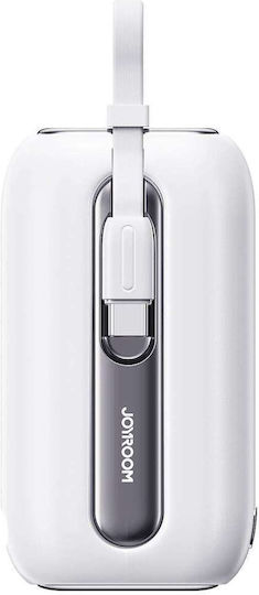 Joyroom Colorful Series JR-L012 Power Bank 10000mAh 22.5W с 2 USB-C порта Бял