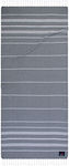 Greenwich Polo Club 3812 Beach Pareo with Fringes Gray 180x80cm
