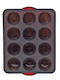 5Five No Coating Silicone Cupcakes & Muffins 12 Cups Baking Pan Silitop 40.1x30.7x5cm