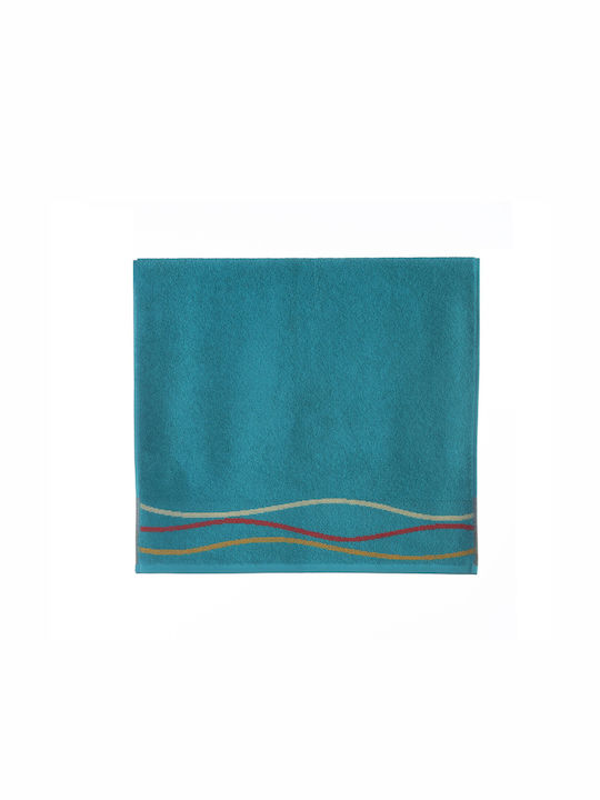 Nef-Nef Hand Towel Take It Easy 033293 30x50cm. Petrol Blue Weight 500gr/m²