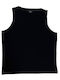 Trax Summer Women's Cotton Blouse Sleeveless Black