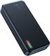 Joyroom Dazzling Series QP195 Power Bank 20000mAh 22.5W με 2 Θύρες USB-A και Θύρα USB-C Μαύρο