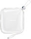 Joyroom Jelly Series JR-L002 Power Bank 10000mAh 22.5W mit USB-C Ausgangsanschlüsse Power Delivery / Schnellladung Weiß