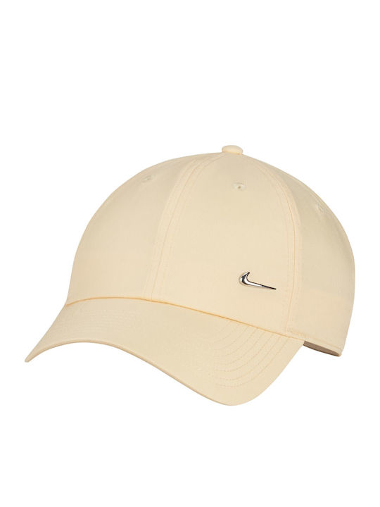 Nike Metal Swoosh Cap Jockey Pale Vanilla / Metallic Silver 943092-294