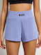 BodyTalk 1231-903405 Women's High-waisted Sporty Shorts Purple 1231-903405-00446