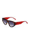 Pepe Jeans Women's Sunglasses with Brown Tartaruga Plastic Frame and Blue Gradient Lens PJ7403-101