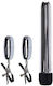 Baile Vibrator Vibrierendes Bullet & Nippelklammern Set Silber